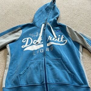 Detroit Lions zip up hoodie.
